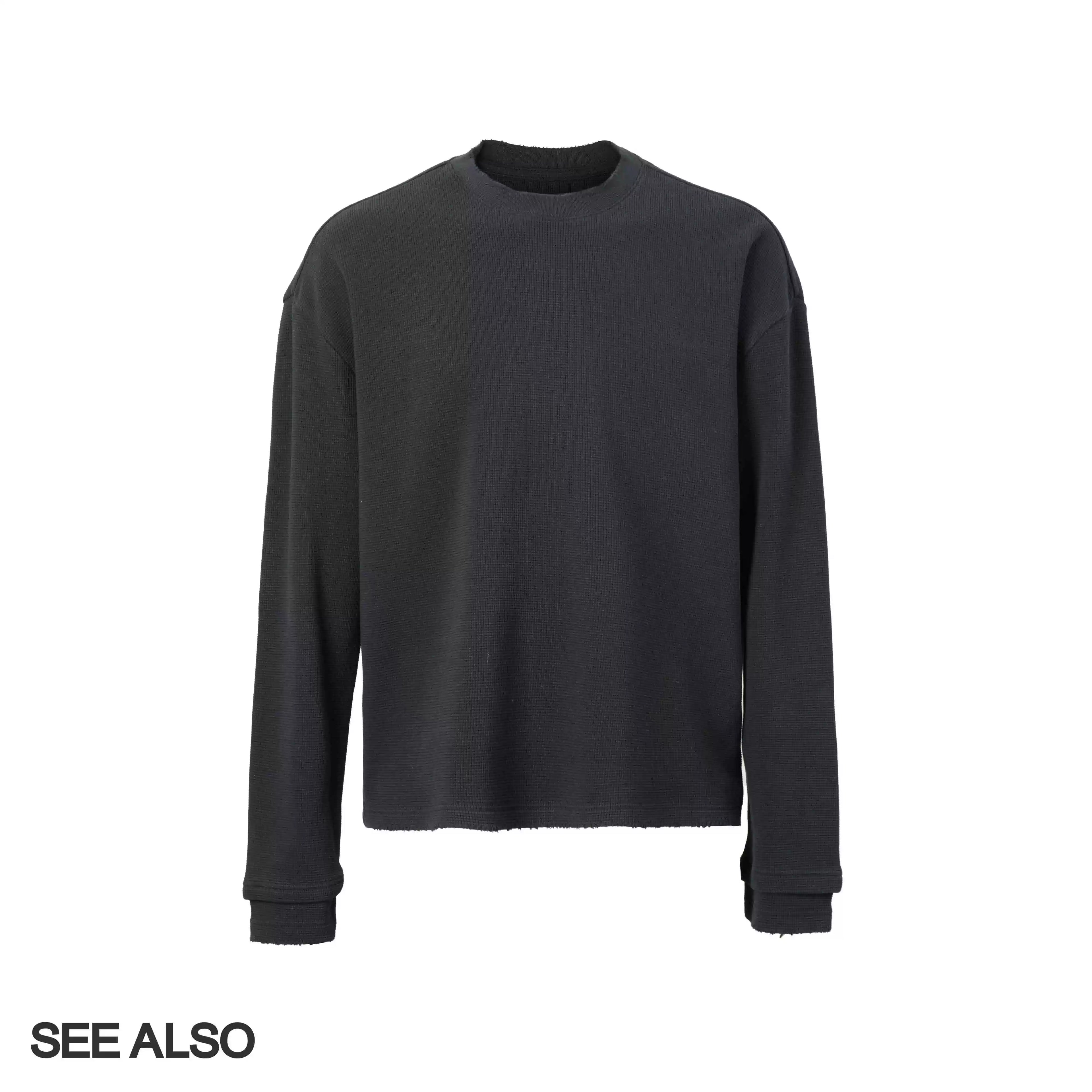 SEE ALSO Waffle Old Money Minimalist Relaxation Warm Versatile Long Sleeve