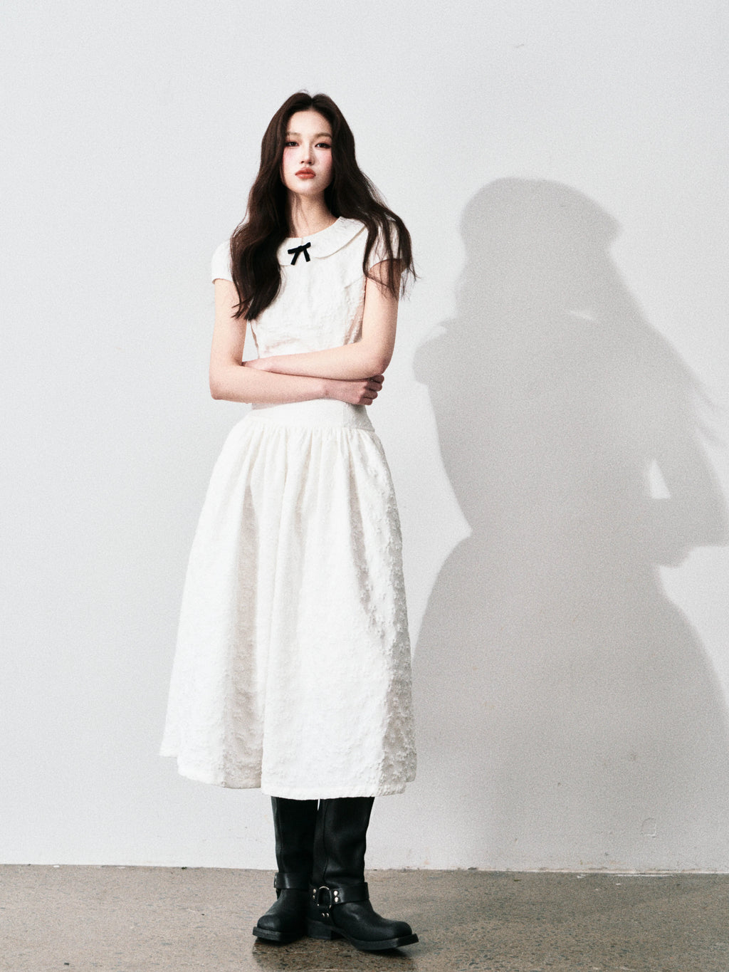 LULUSWINGS Sweet Three-dimensional Jacquard Suit Skirt