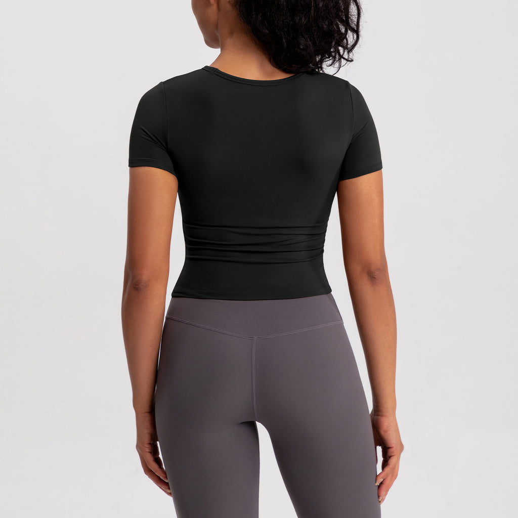 Athena Lulu with Chest Pad Nude Tee