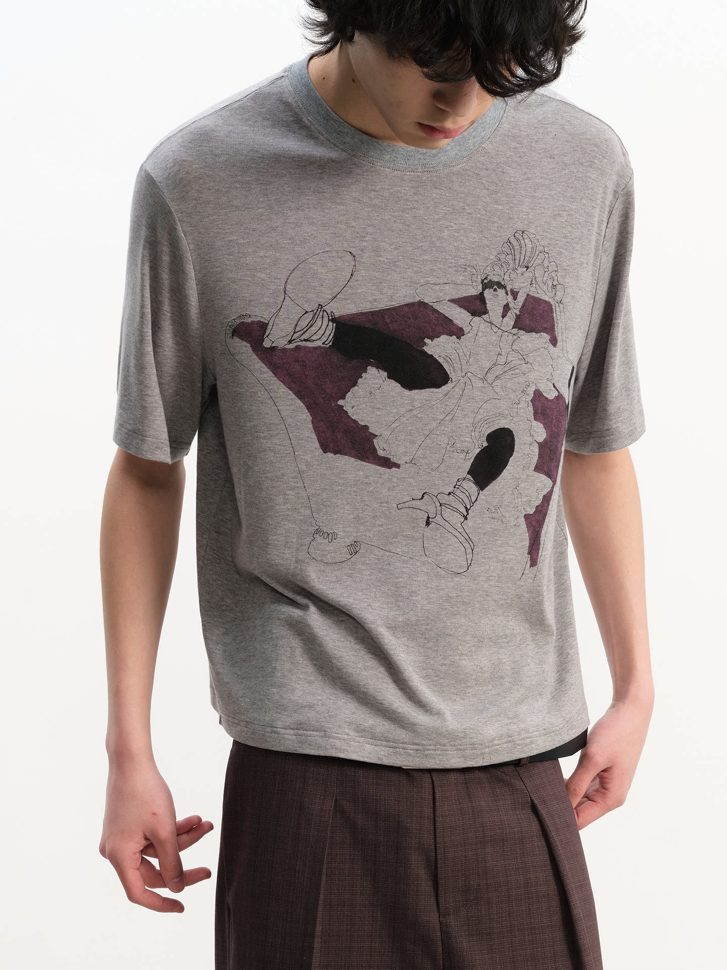 JCAESAR Retro Loose Versatile Tee
