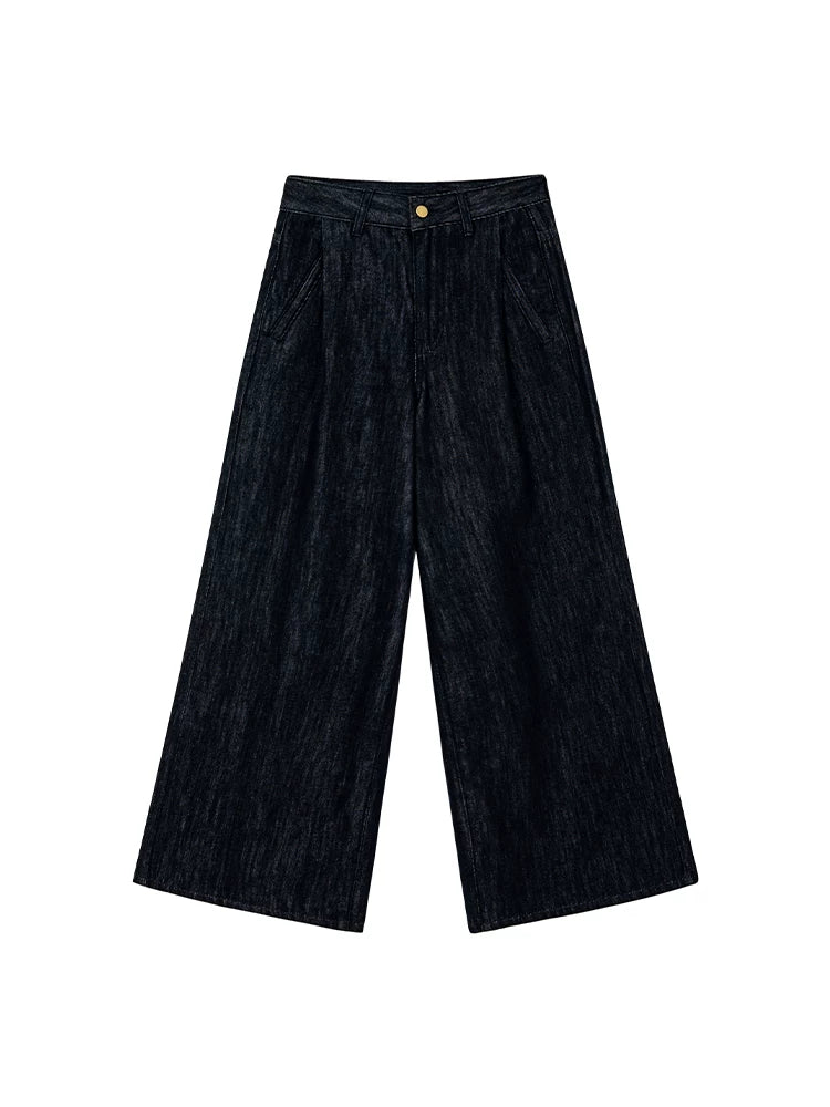 KANO Contrasting Embroidered Alphabet Jeans