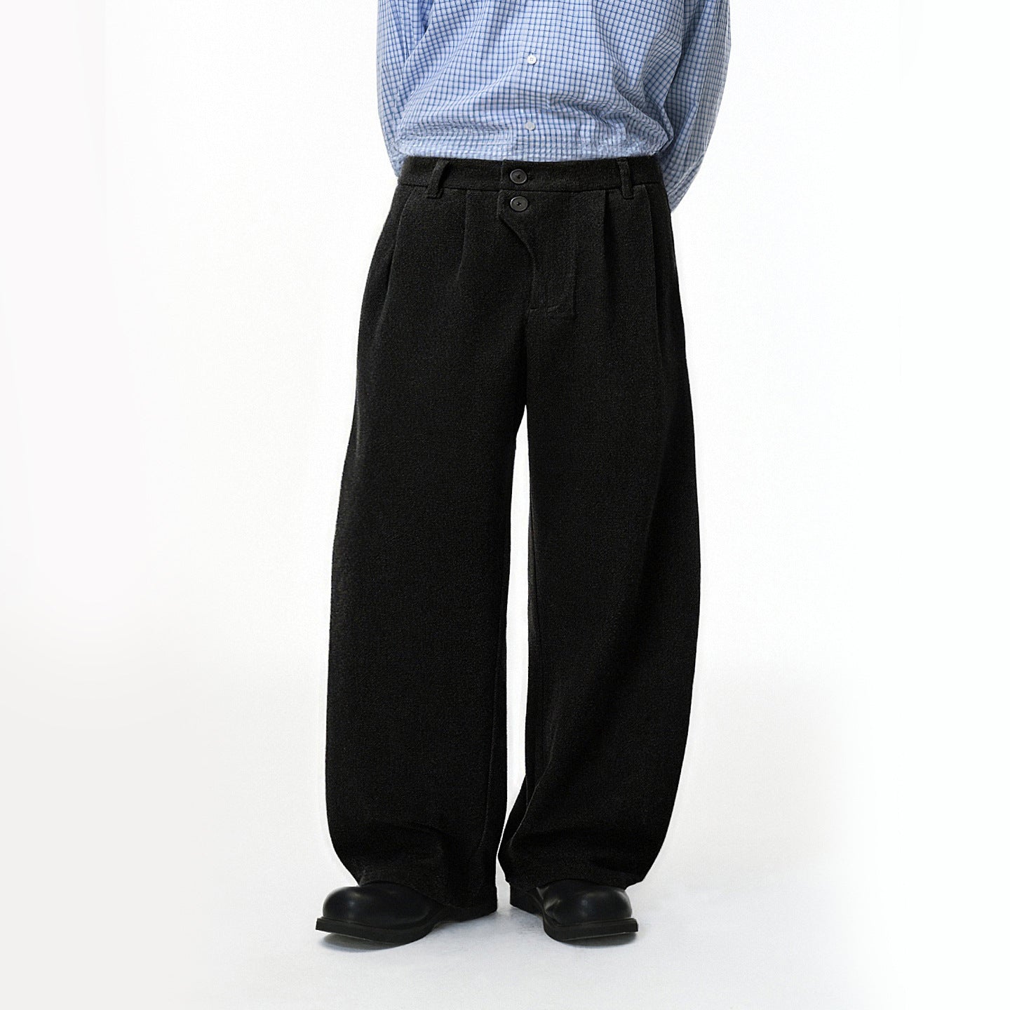 (Clearance) Inflation Double-Breasted Loose Versatile Wide Leg Pants