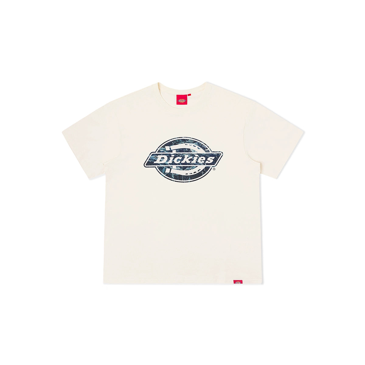 Dickies Marble Texture Large LOGO Printing Loose Tee