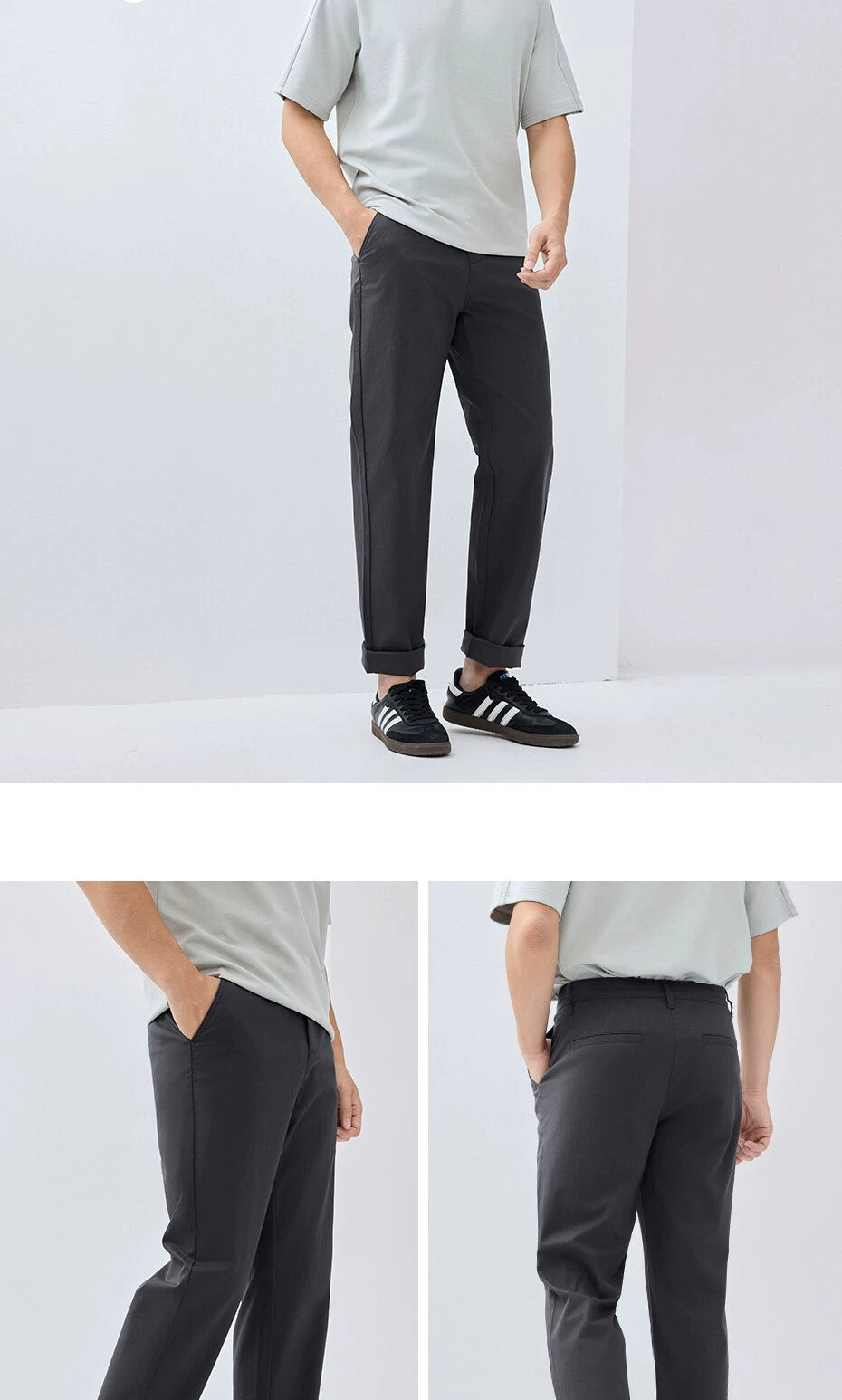 Giordano Cool Mid-rise Thin Casual Pants