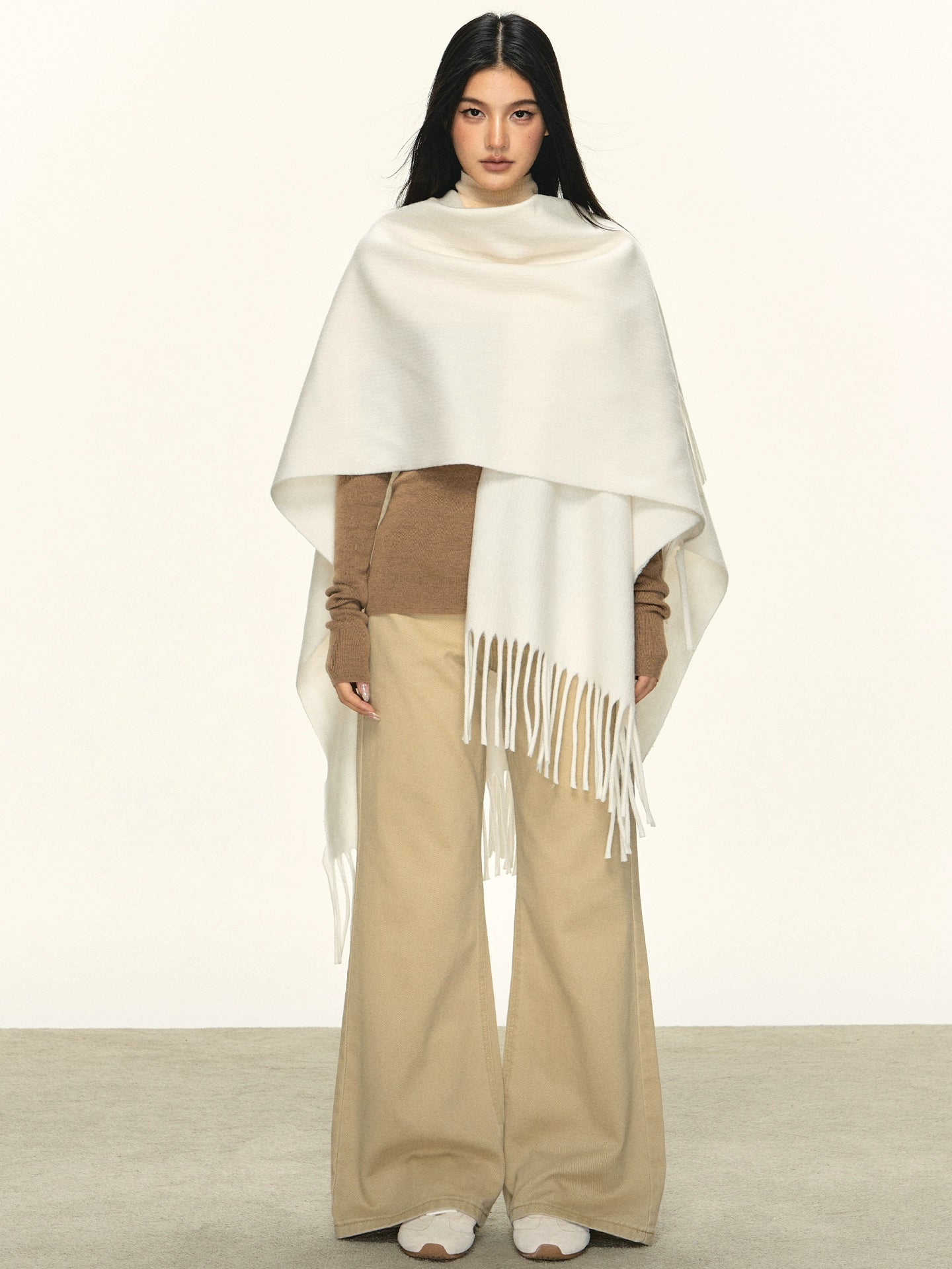 Anna Aneae Soft Waxy Comfortable Warm Shawl Scarf