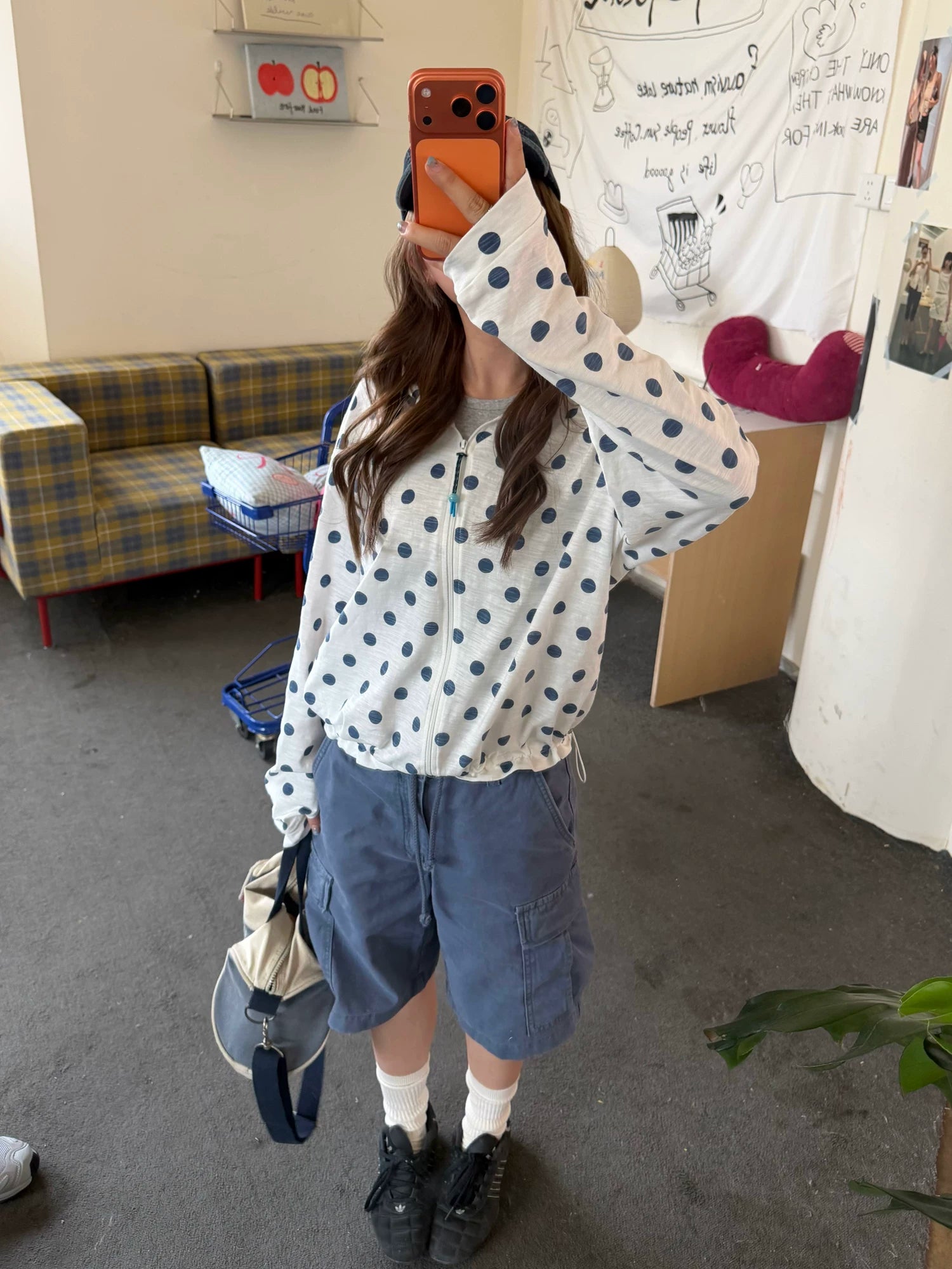 CCYE Polka Dot Hooded Sunscreen Thin Jacket