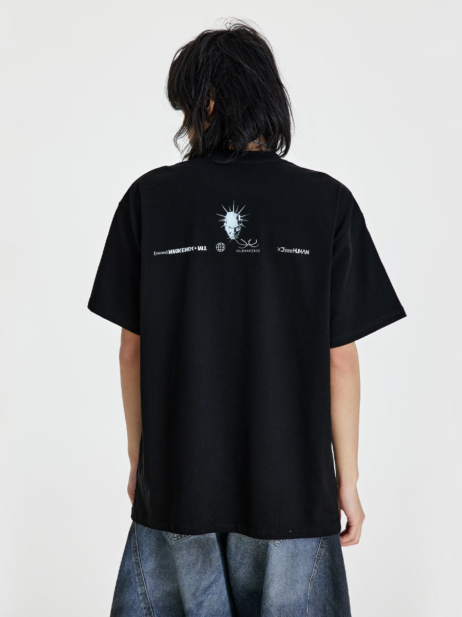 The 76th human NMK niche 260g heavy 100% Cotton Tee