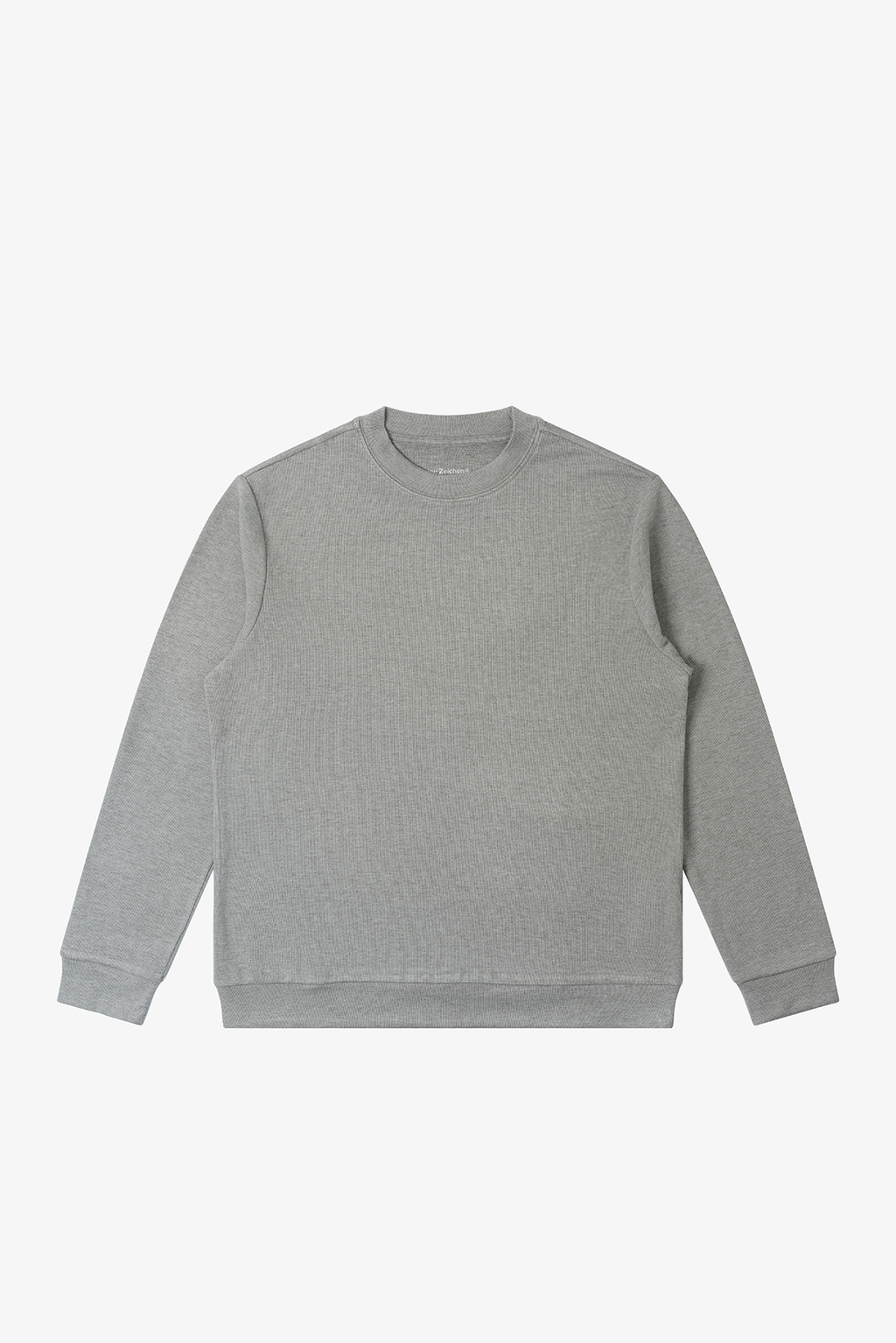 NO LOGO Round Neck Half Turtleneck Warm Long Sleeves