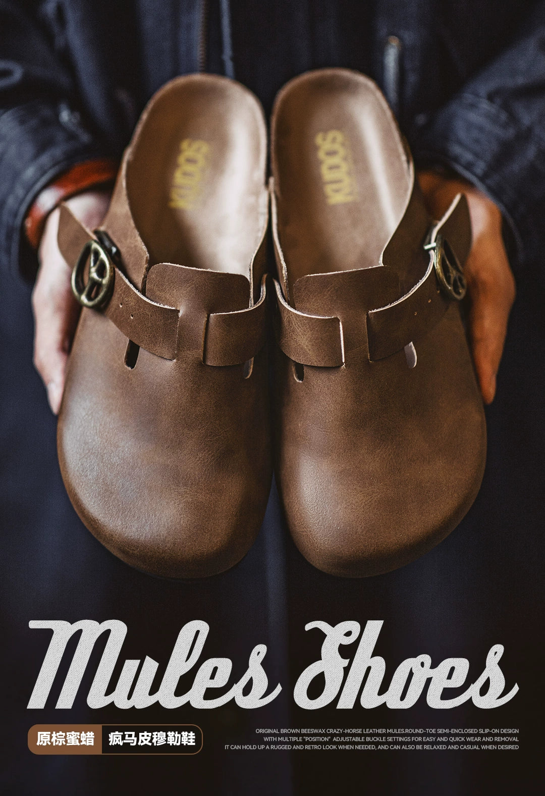 Madden Thick-soled Outer Bag Head Casual Retro Slippers