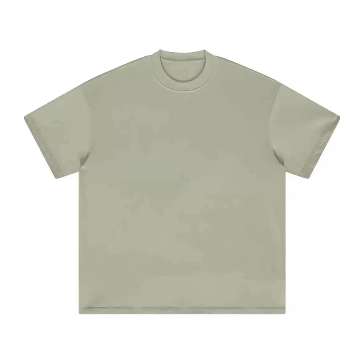 Blank: Map Oversized Small Neckline Casual Tee