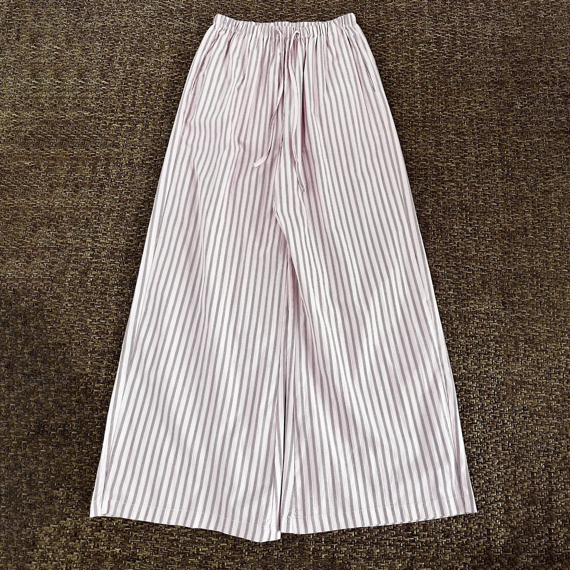 11KN Lazy Vertical Striped Casual Pants