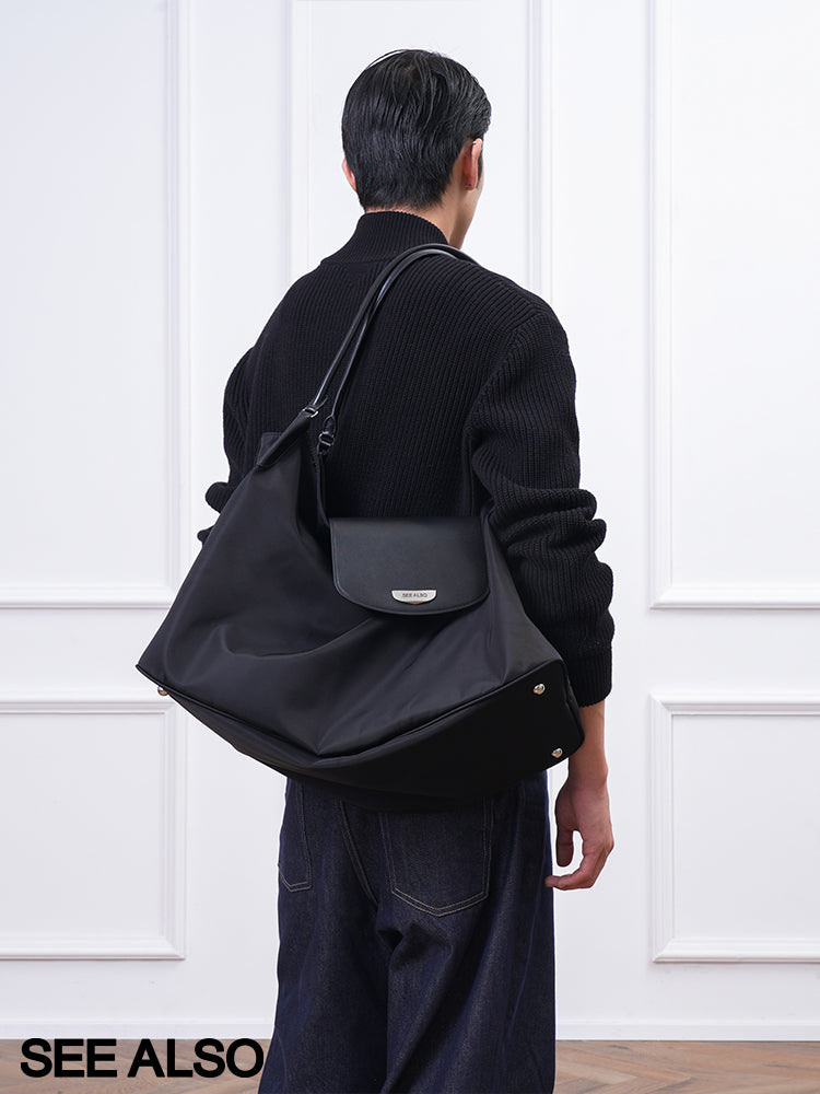 SEE ALSO light luxury cow leather backpack bag SA061