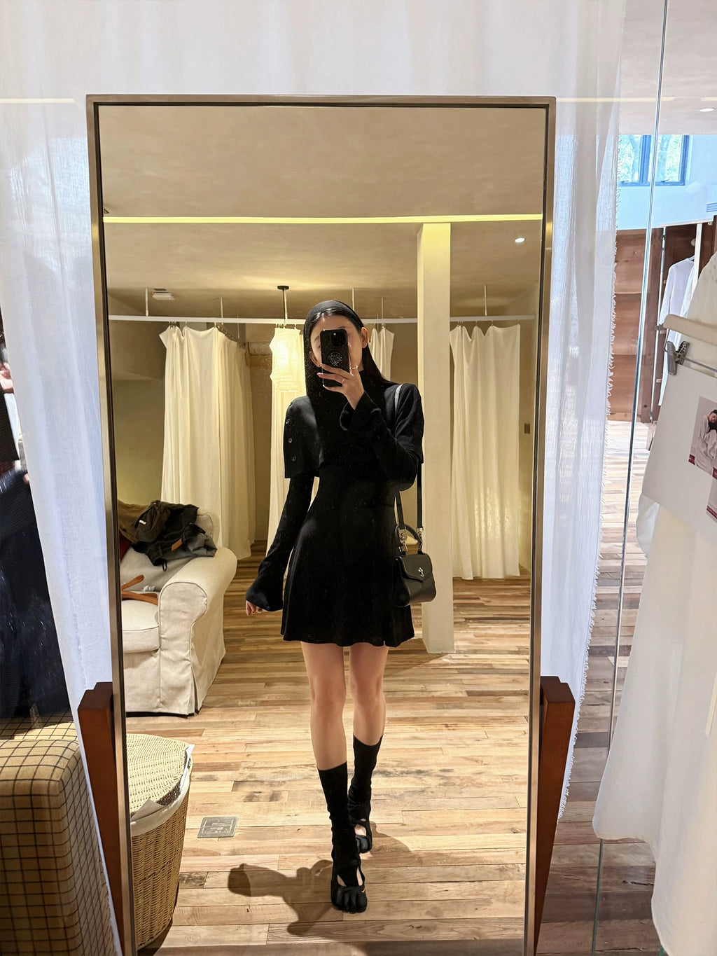 YOUNG KYLIN Shawl Knitted Dress