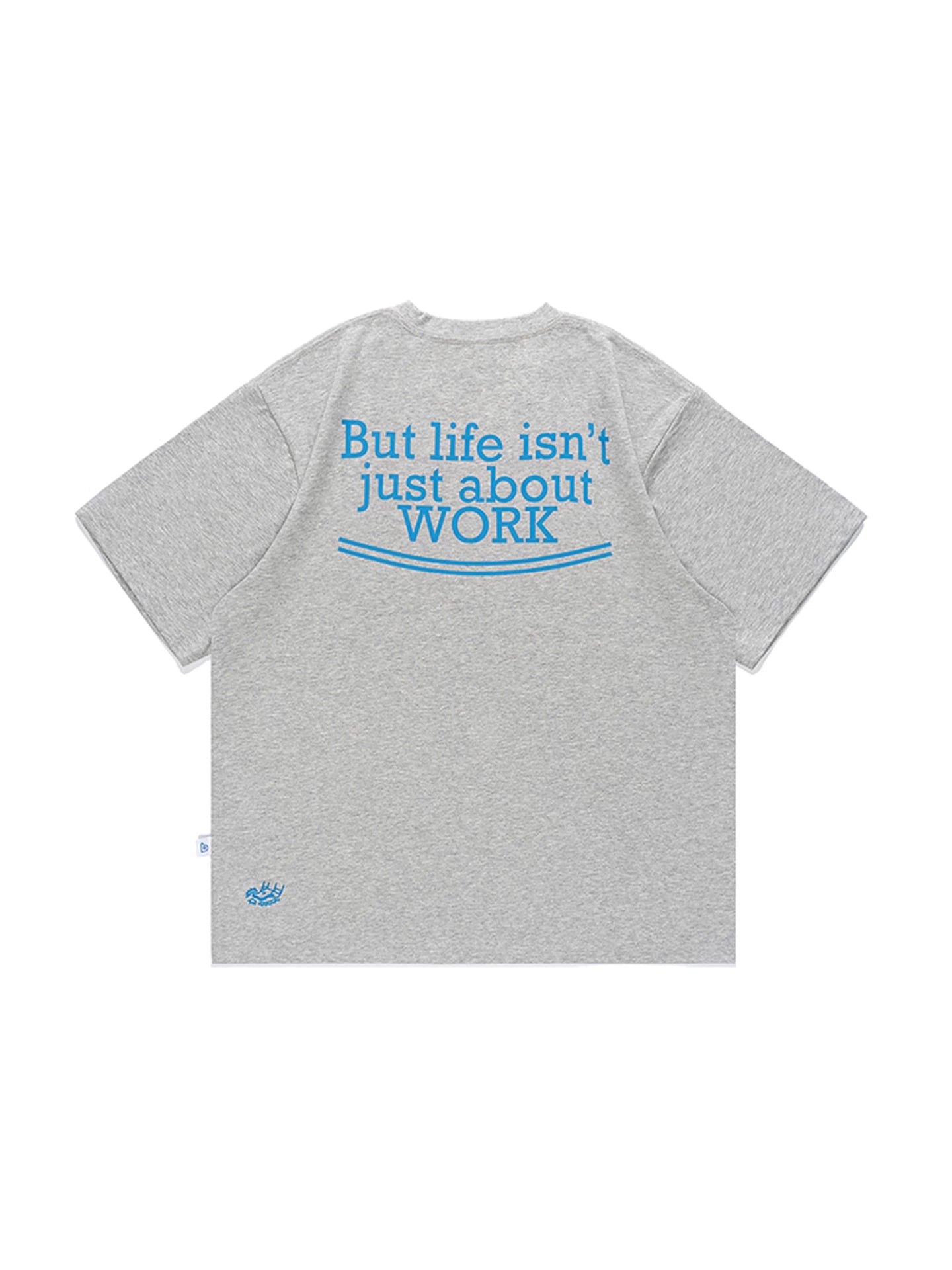 BENT IDEA Letter Print Casual Breathable Tee