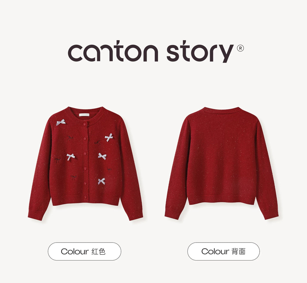 Cantonstory Knitted Cardigan Sweater