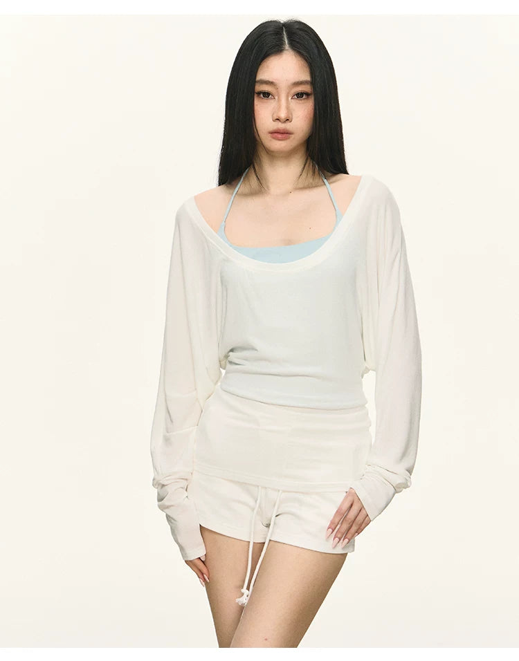 Anna Aneae Tencel Wool Loose Long Sleeves