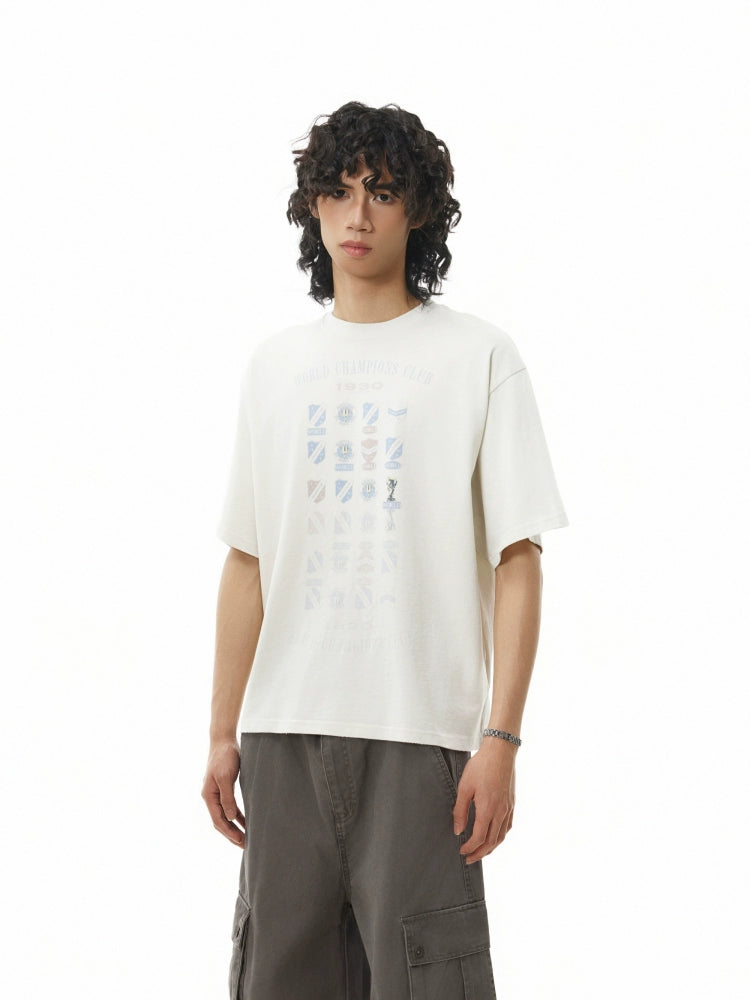 BTSG Retro Silhouette Loose Casual Versatile Tee