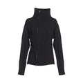 LINY LIBERTY Vintage Stand-up Neck Knitted Thick Needle Sweater Cardigan Jacket