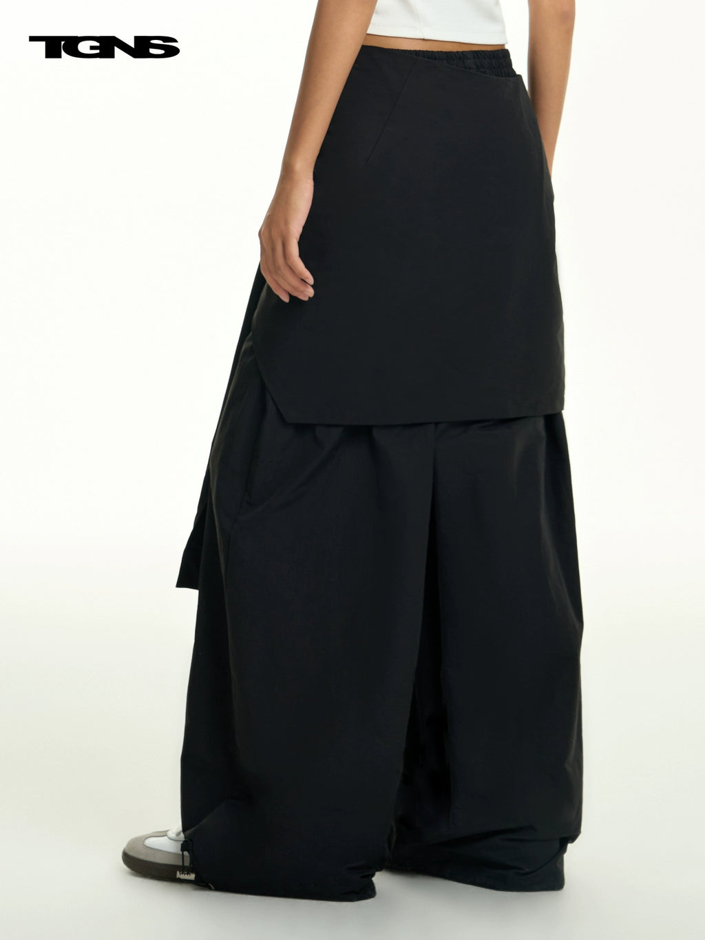 TGNS Pants with Fart Curtain Removable Wide Leg Pants