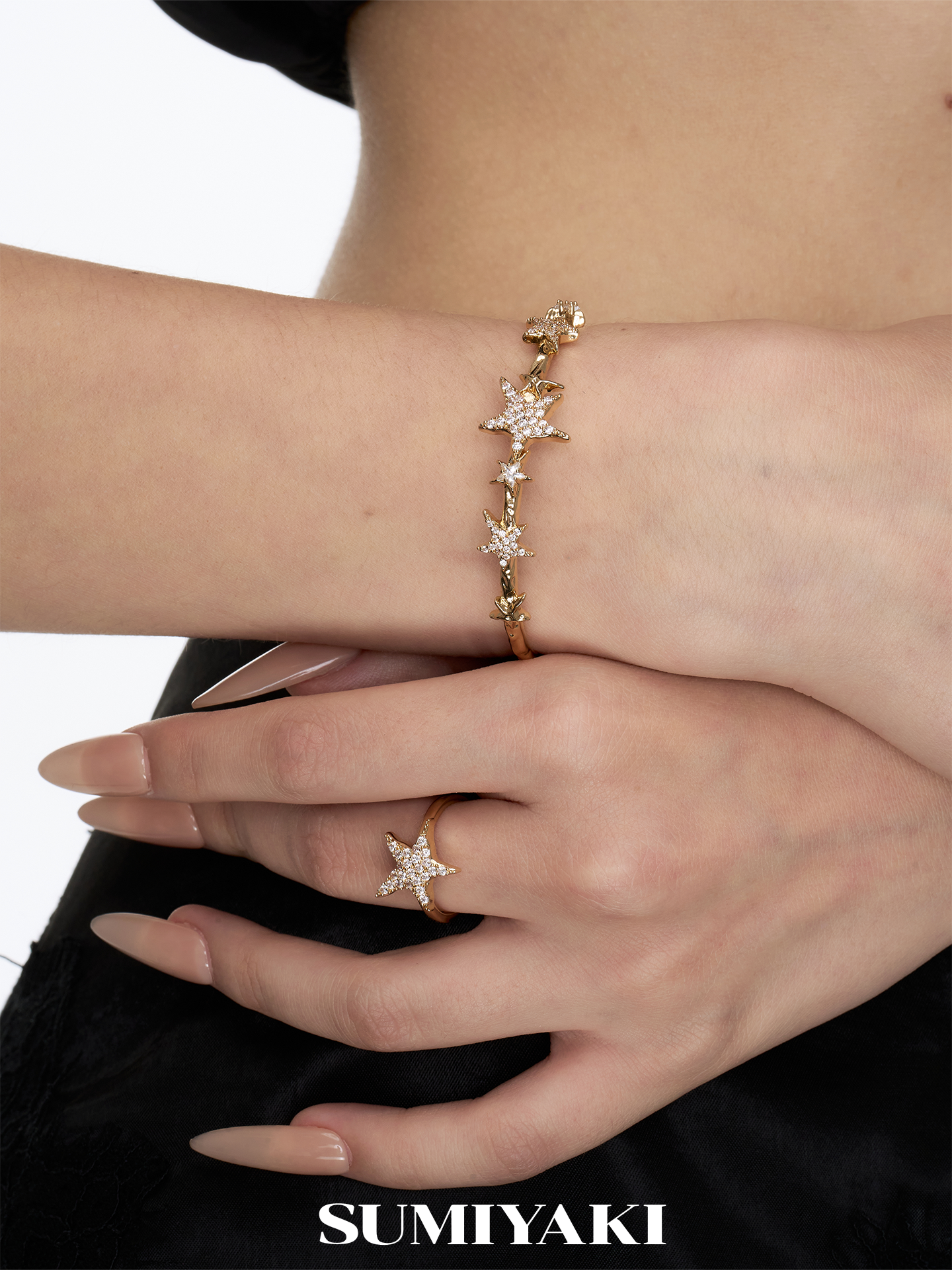 SUMIYAKI Full Diamond Star Bracelet