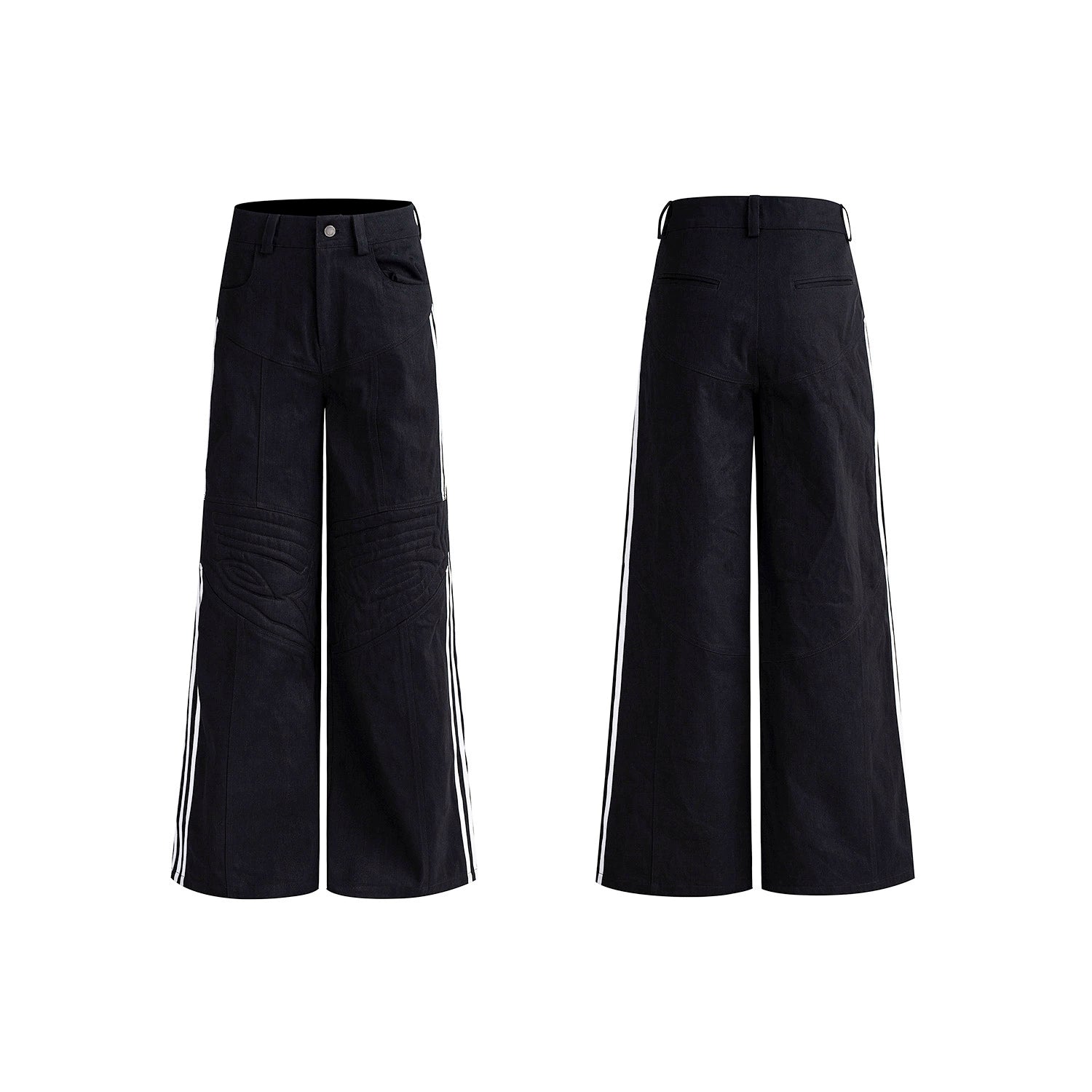 STARTEXCEEDEND Four-bar Spliced Stand-up Collar Jacket