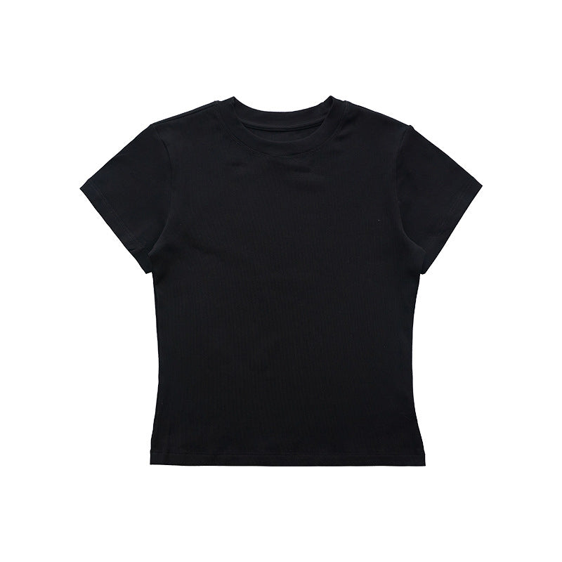 (Clearance) UNF Women 50 Supima + Sorona horse long-staple cotton commuter Boxy tee