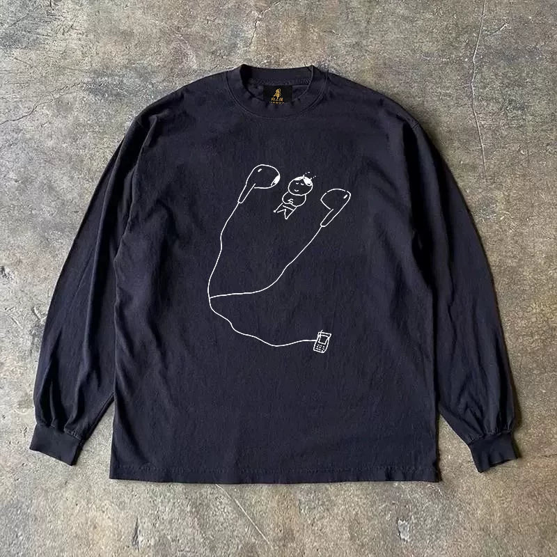 UPUPXIA  Vintage Casual Versatile Long Sleeve