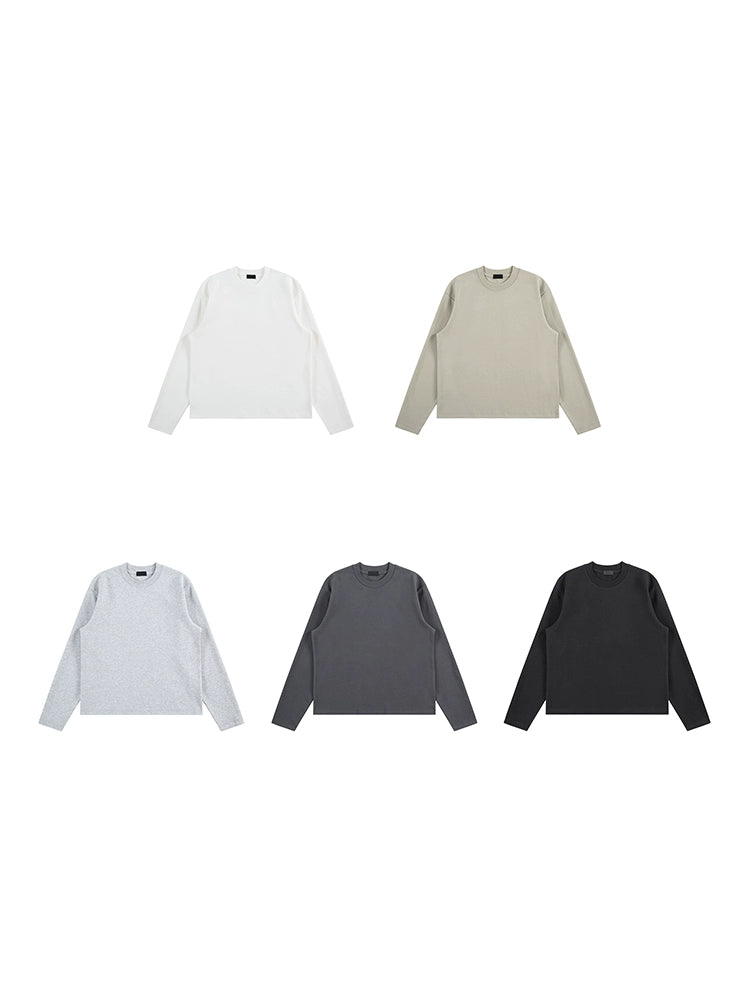PLUS NO LOGO Double-sided Abraded Warm Long Sleeves