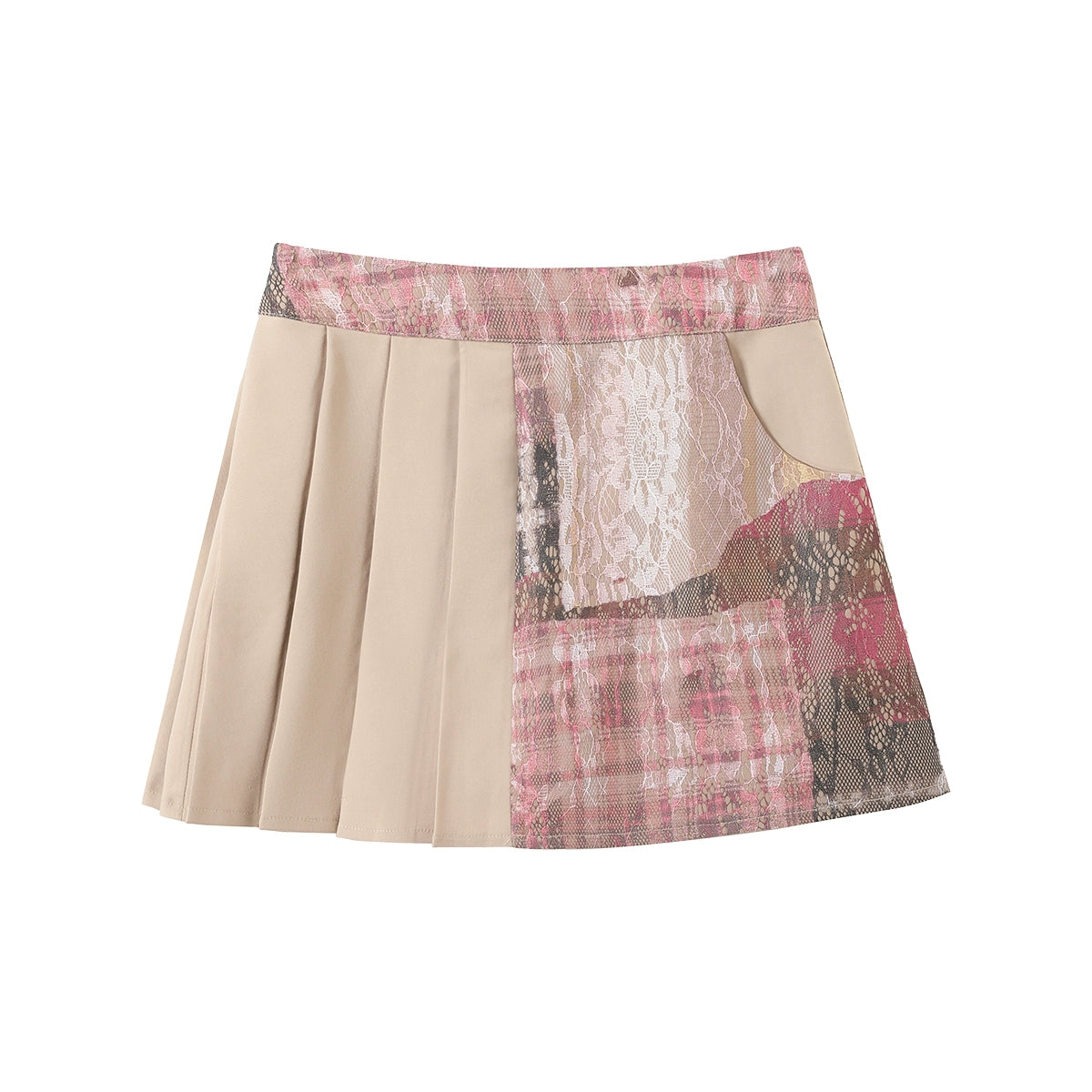 SASSY MOODY Lace Stitched Loose Blazer