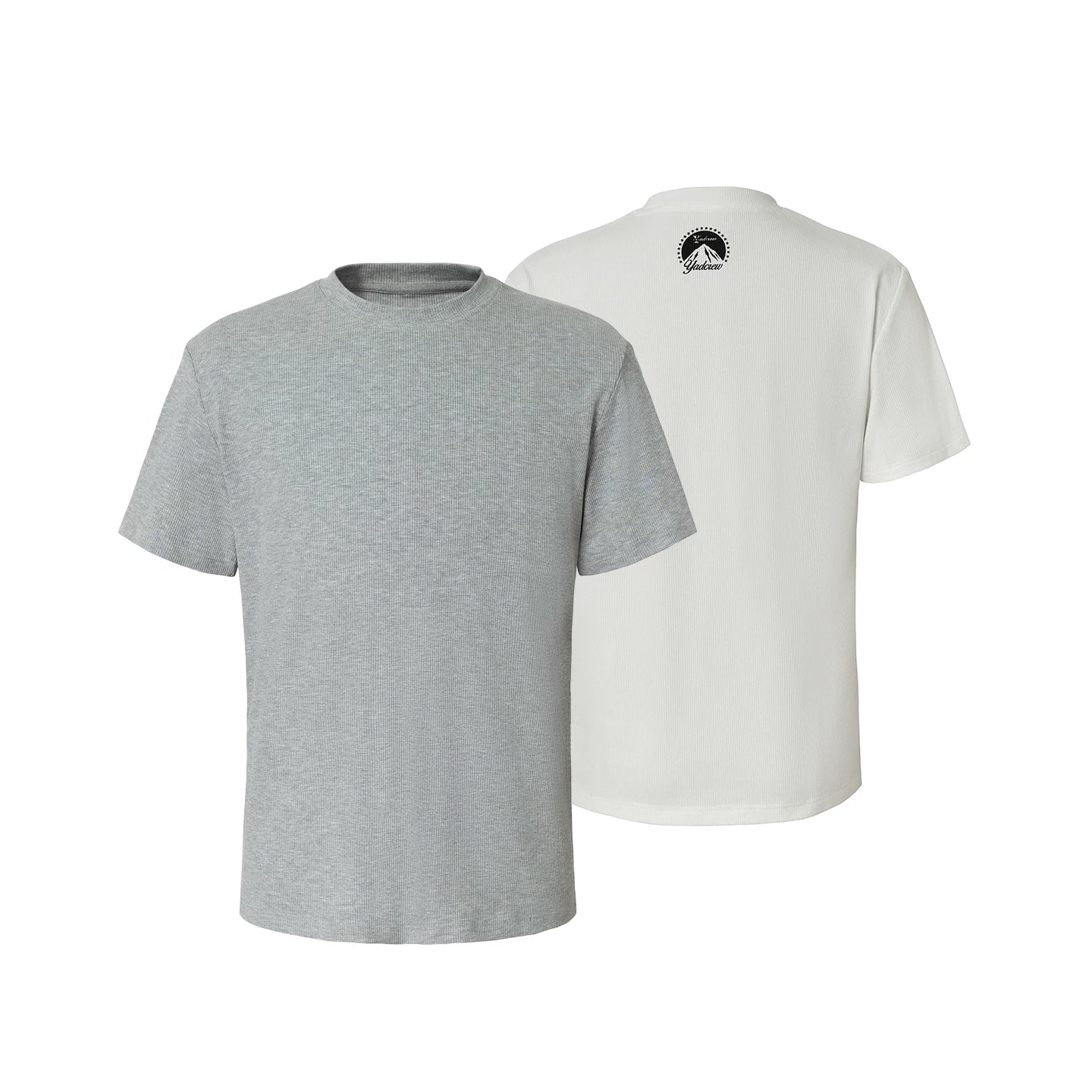 YAD Spoof Snow Mountain Print Slim Tee