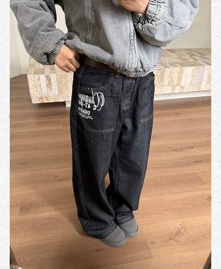CCYE Straight Casual Loose Jeans