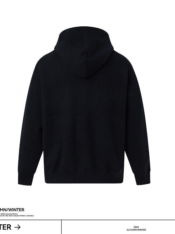 UNF Loose Zipper Knitted Sweater