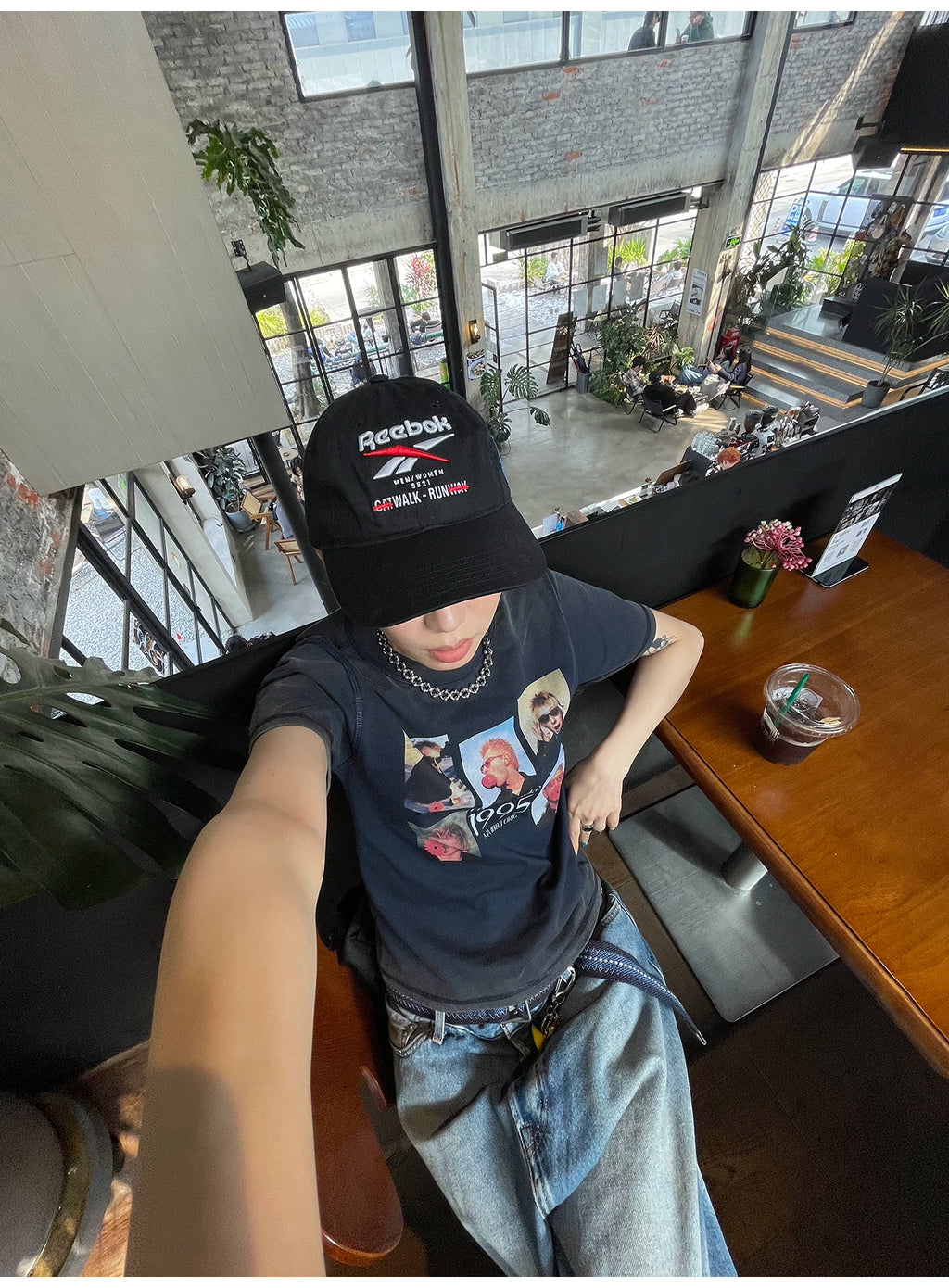 MMBBT Character Print Casual Round Neck Tee
