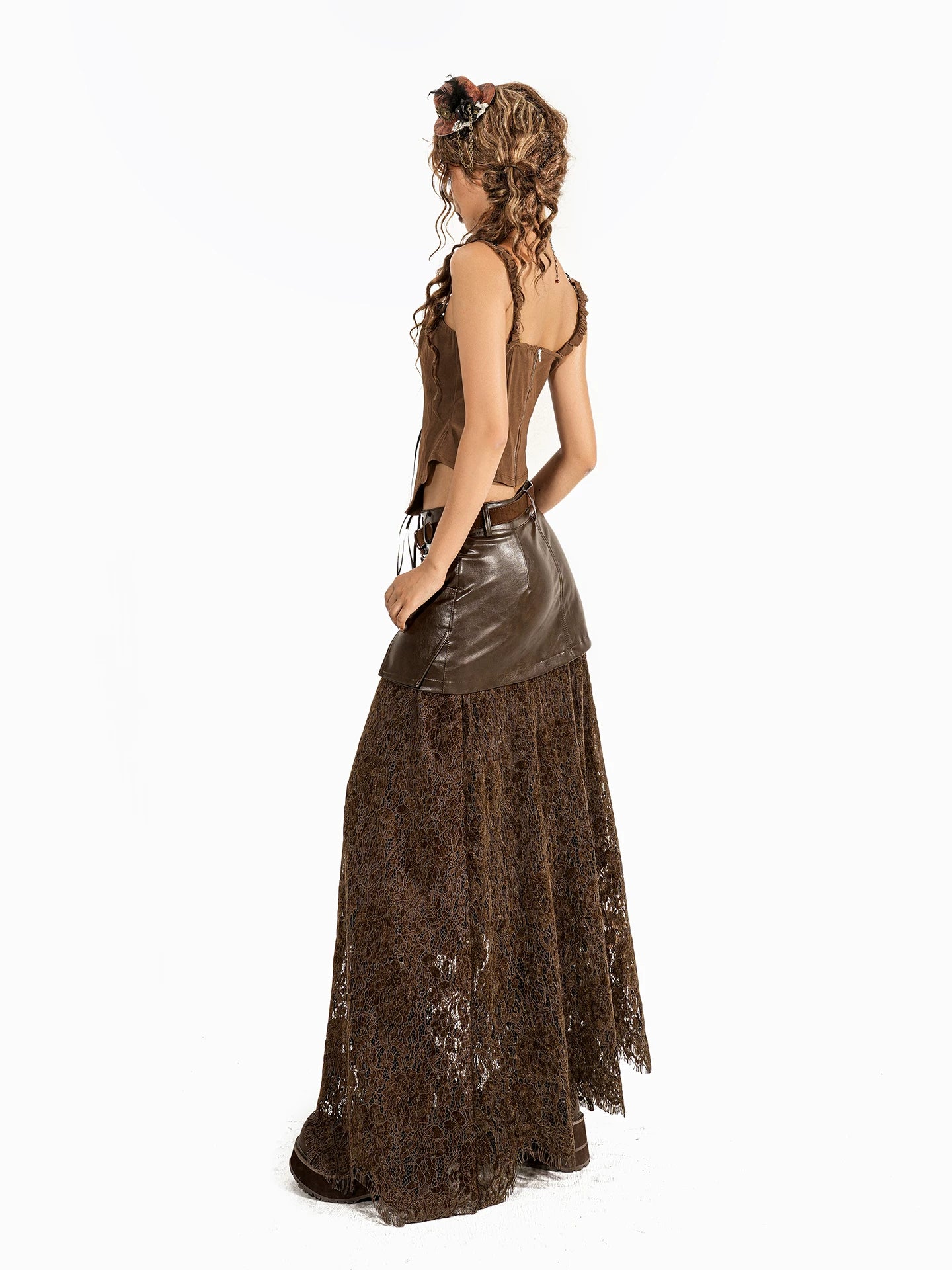 Arielink Vintage Strap Sleeveless Suspender