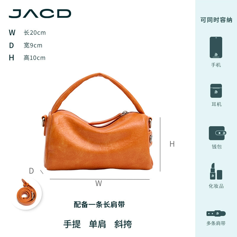 JACD Crossbody Premium Pillow Bag Portable Boston Bag