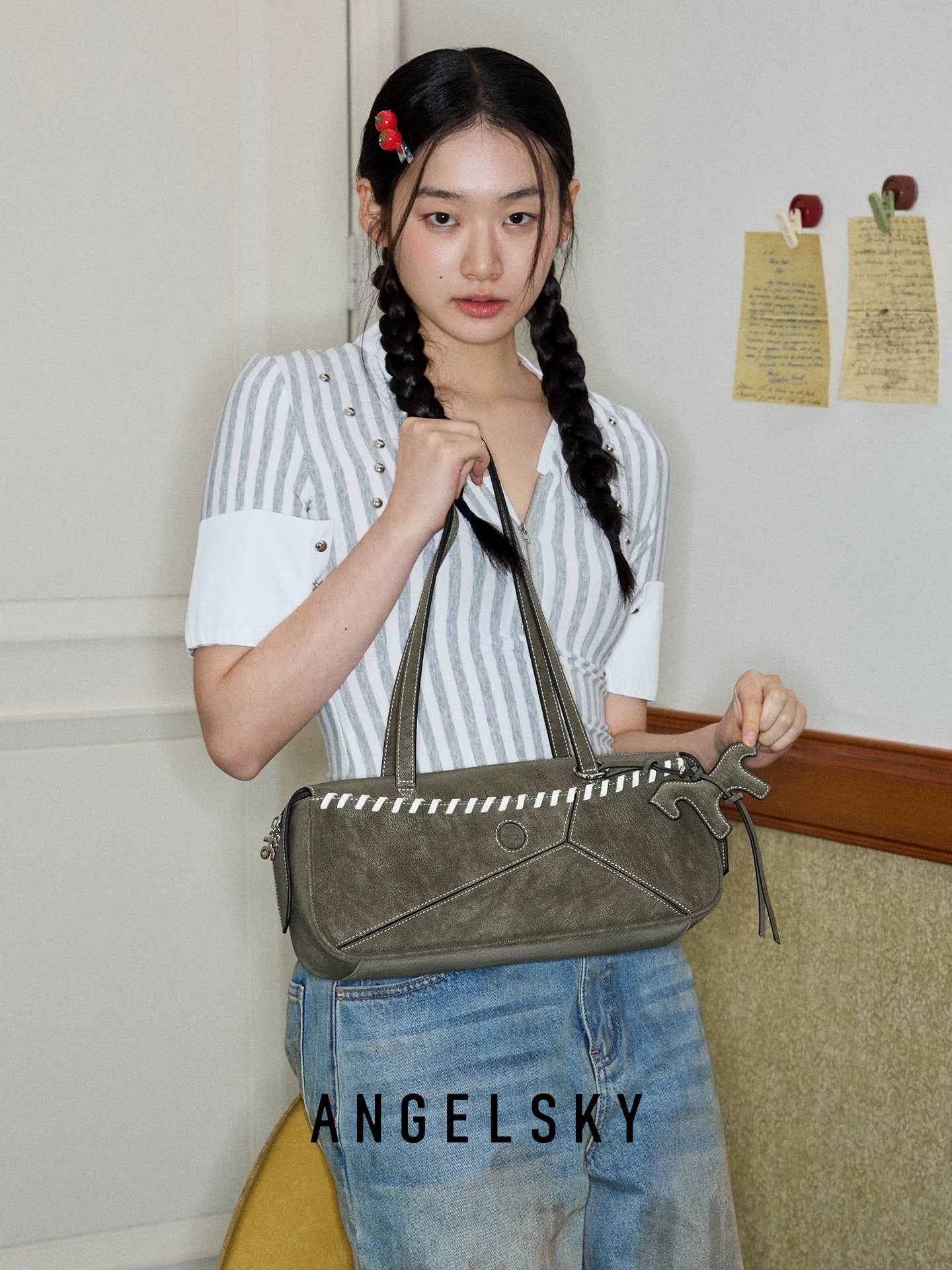 ANGELSKY Small Premium Sense Shoulder Underarm Bag