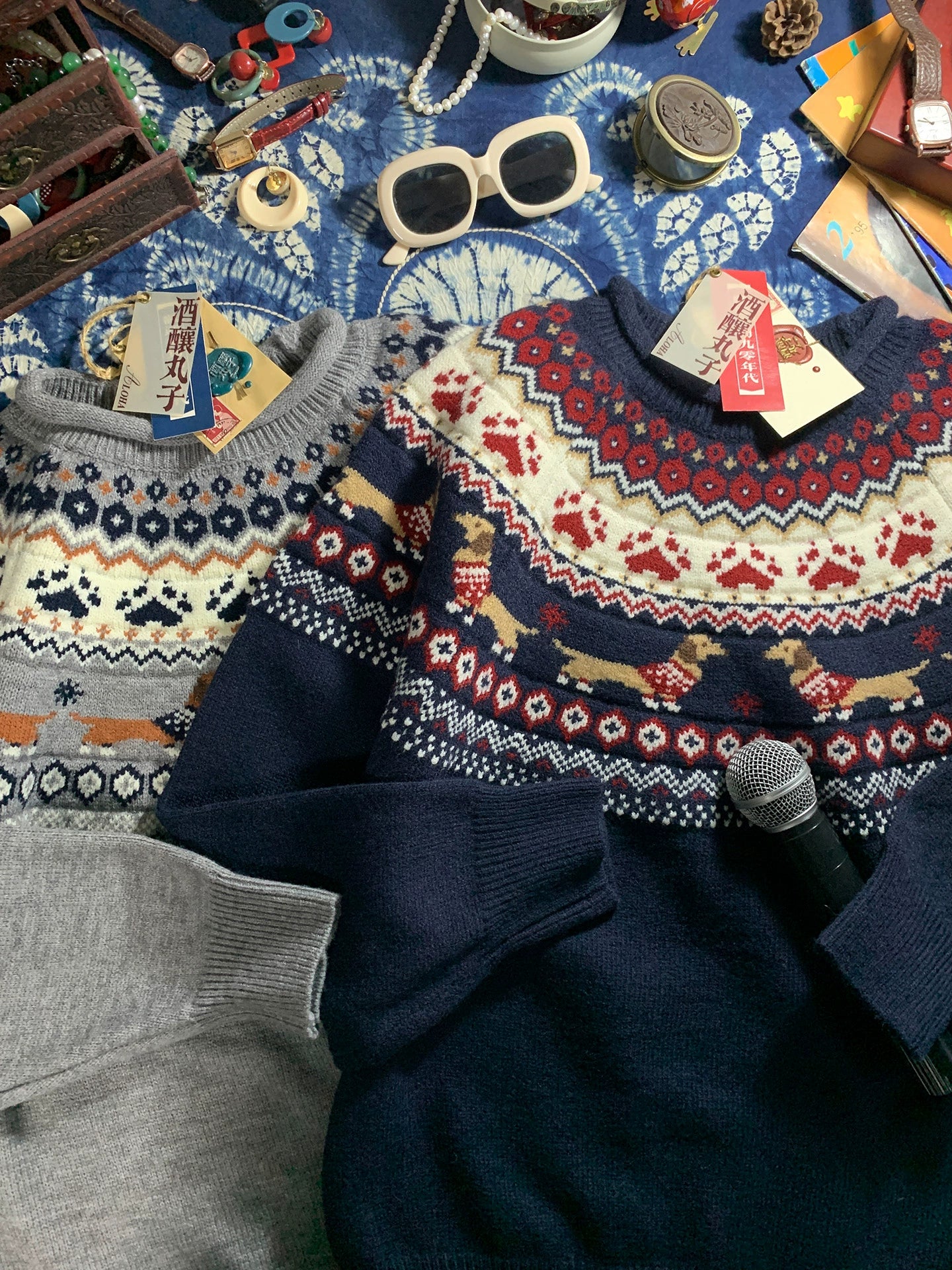 ALOHA Vintage Lazy Sweater