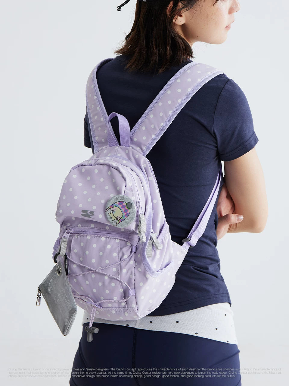 CryingCenter Polka Dot Mini Mountaineering Backpack