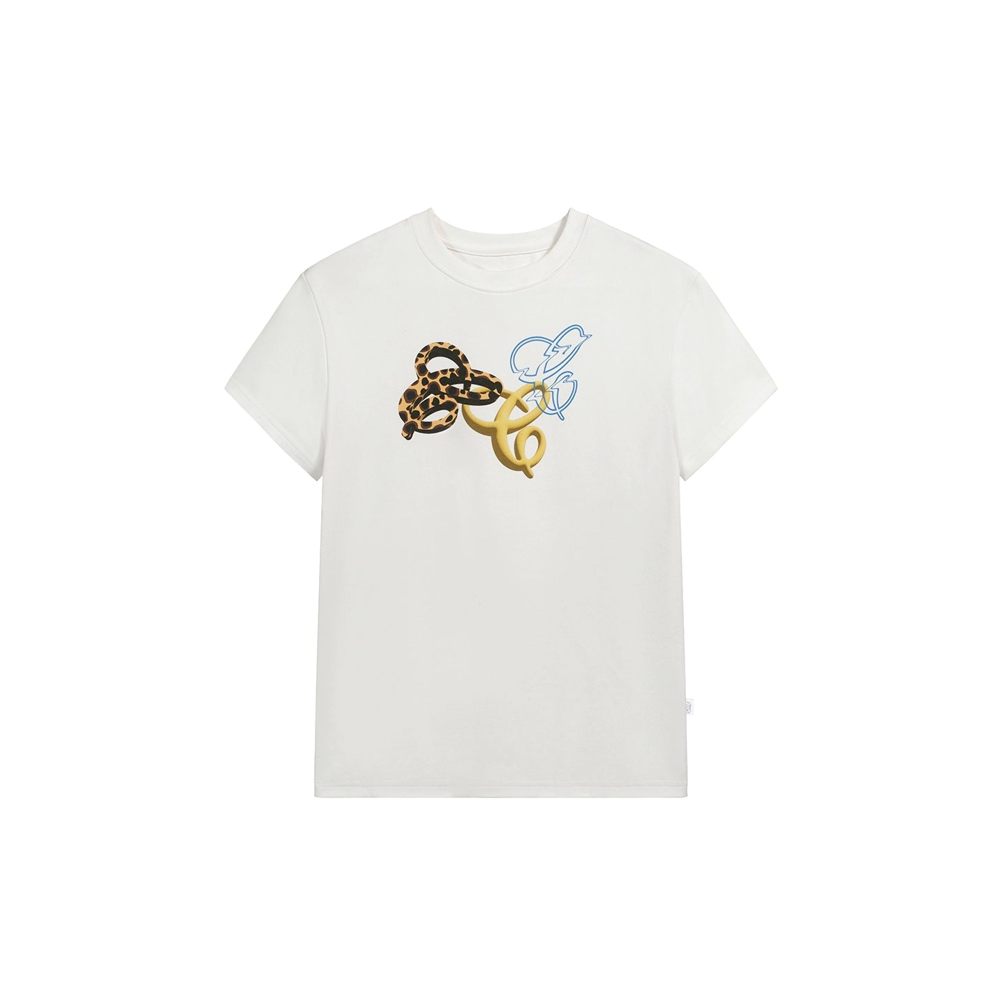 CRICLE CAGE Slim Print Short Slim Tee