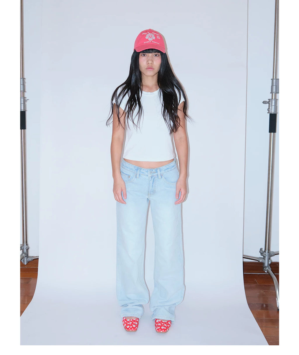 FUNKYFUN Vintage Straight Jeans