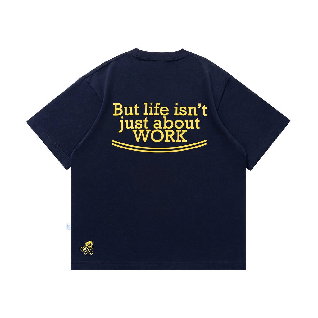 BENT IDEA Letter Print Casual Breathable Tee