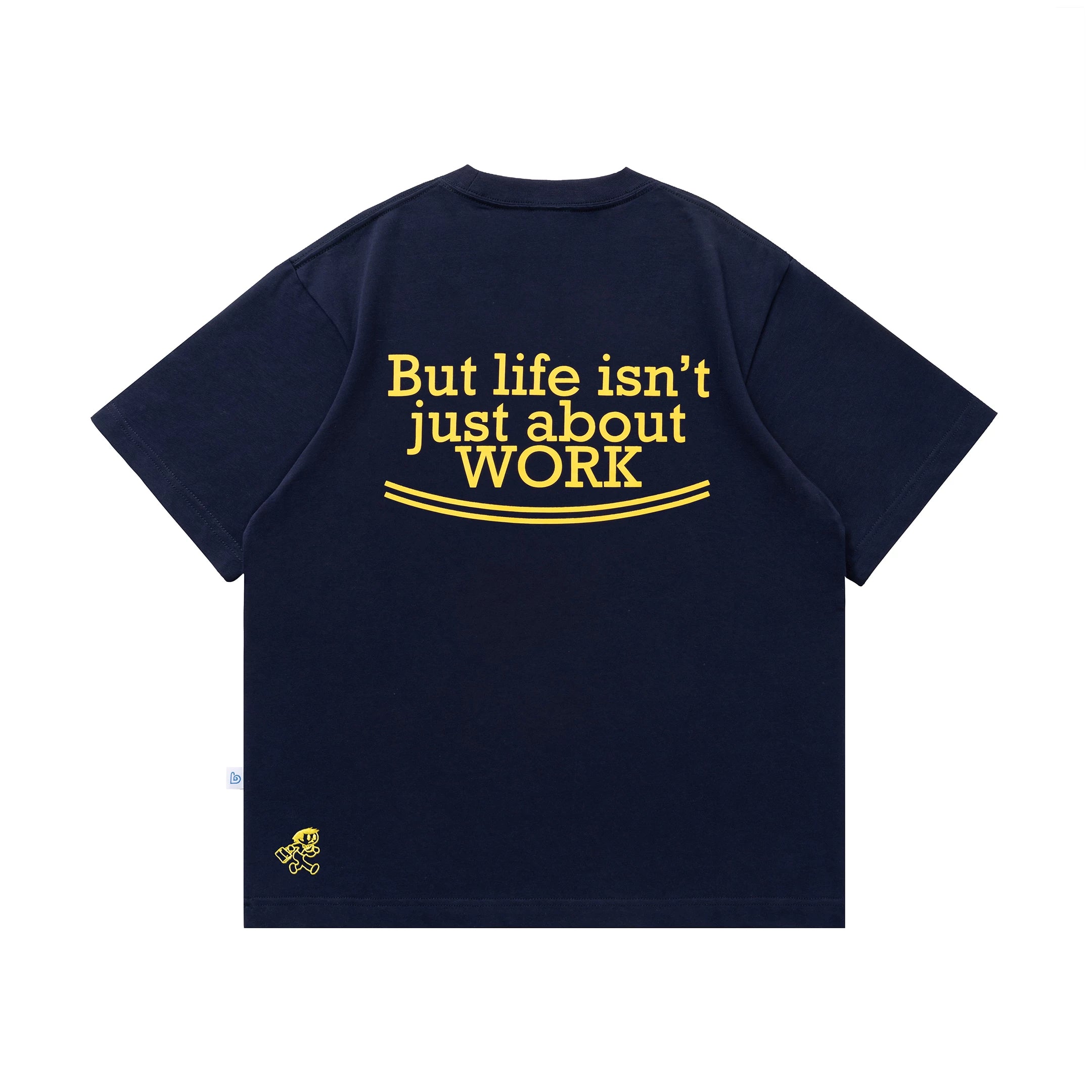 BENT IDEA Letter Print Casual Breathable Tee