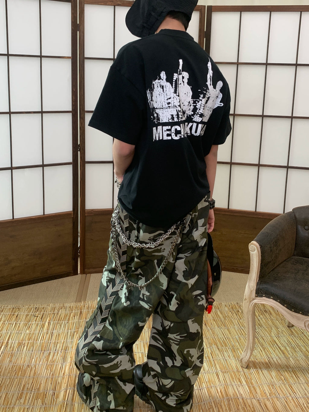 POH Old Printing Casual Versatile Tee