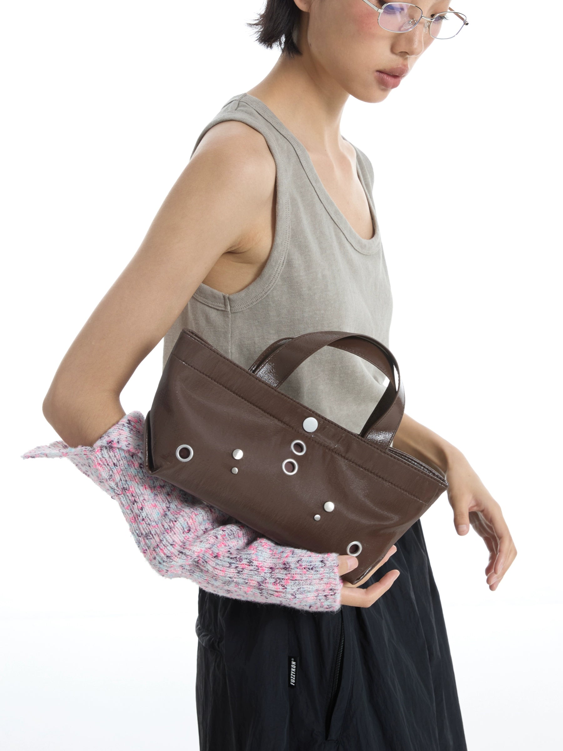 DirtySix Versatile Rivet Handbag