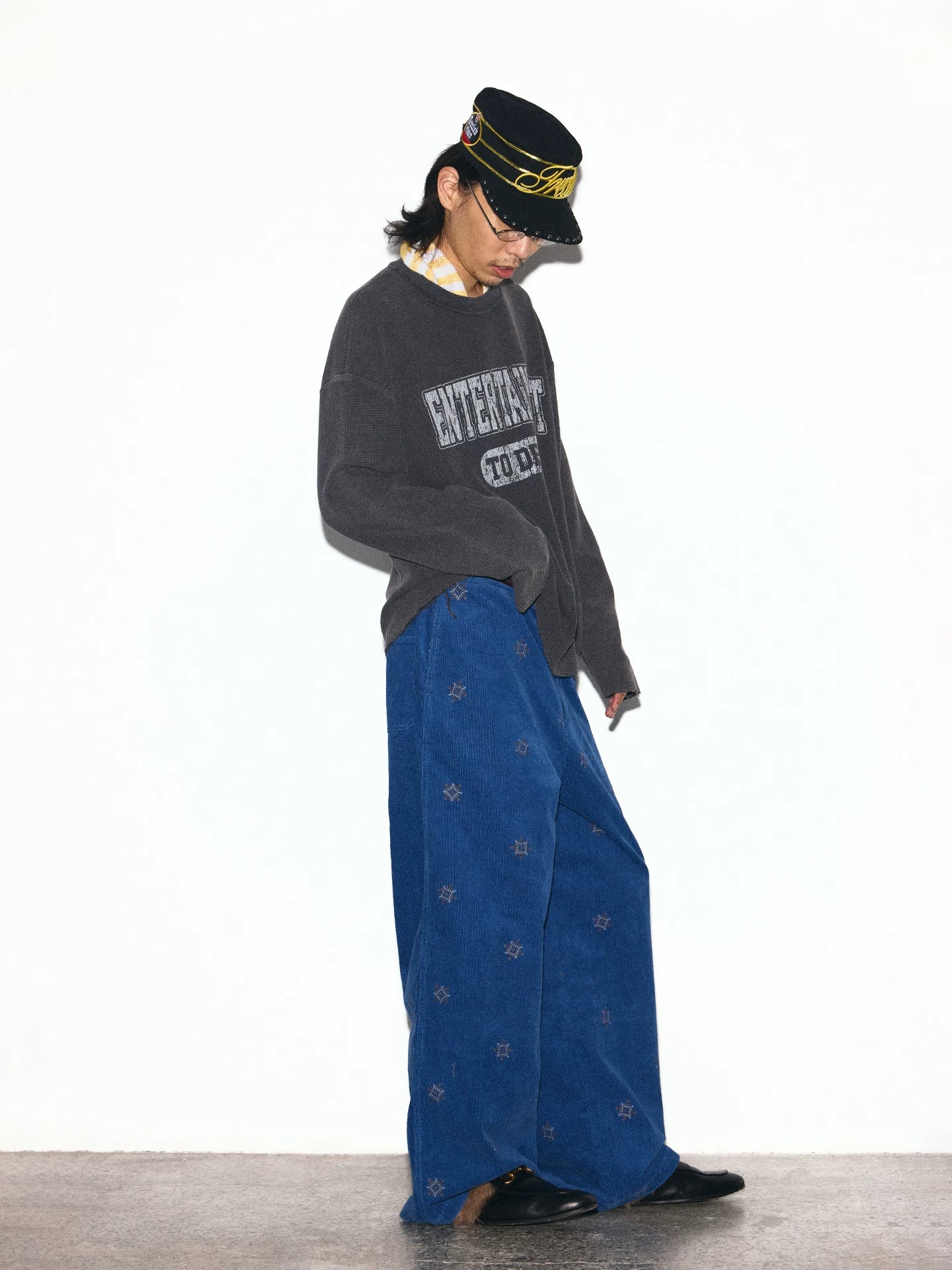 TREclub Vintage Loose Waffle Long Sleeve