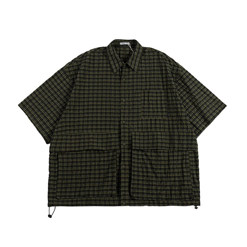 NOEARS Japanese Plaid Versatile Casual Shirt