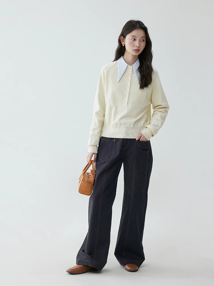 VOOE Loose Wide Leg Casual Straight Pants
