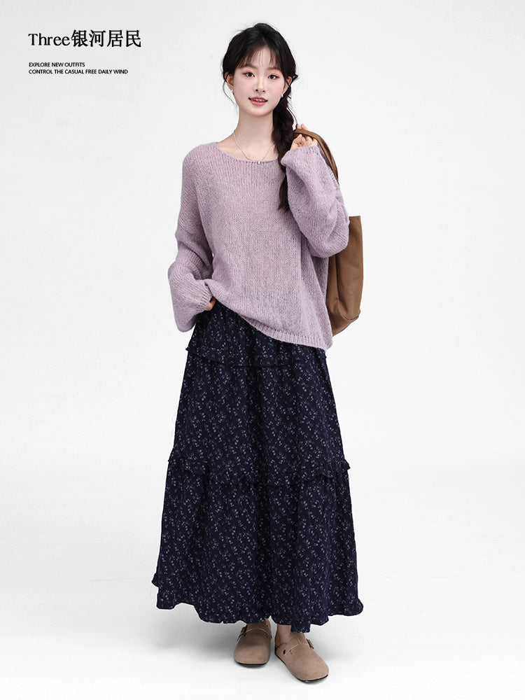 Three Gentle and Lazy Hollow Blouses