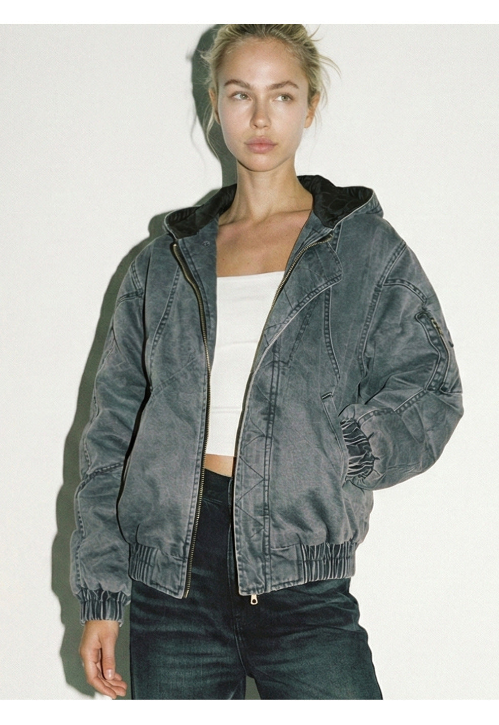 MADEEXTREME Hooded Thickened Warm Cotton Jacket