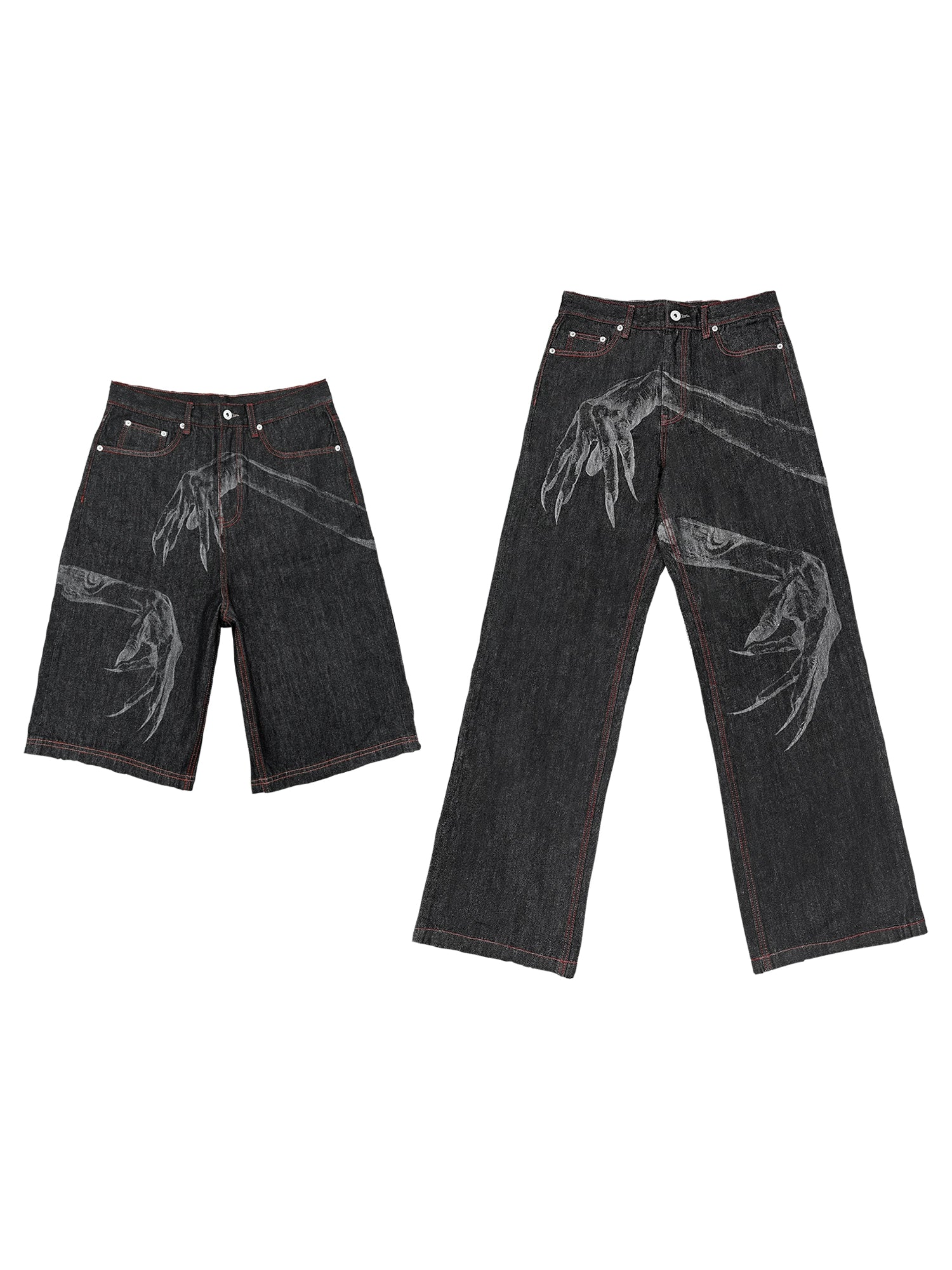 WANNA LAB Straight Original Denim Trousers